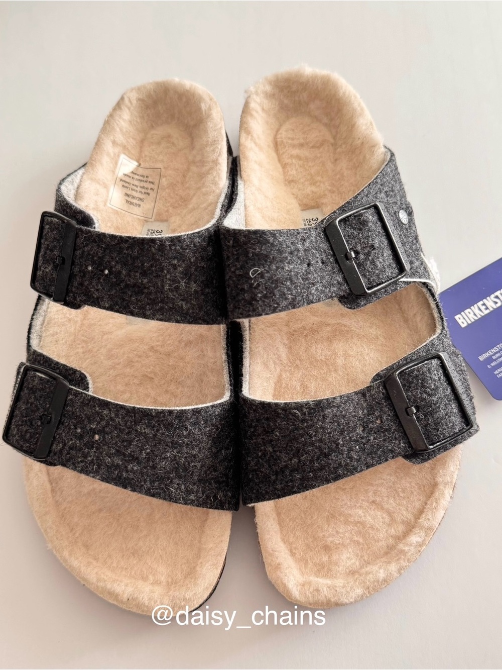 Birkenstock Arizona Happy Lamb Sandals